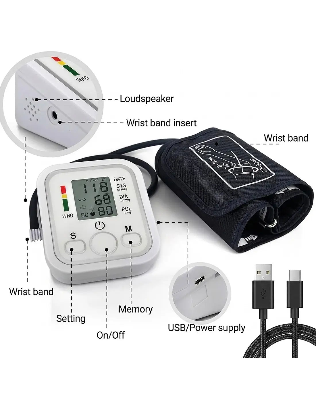 DIGITAL BLOOD PRESSURE MONITOR MACHINE